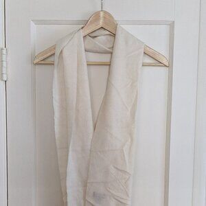White Scarf, 100% Cashmere